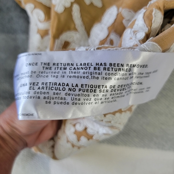 NWT Dress The Population Isabelle Dress Beige White Tulip Hem Sleeveless Small - Picture 12 of 16